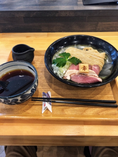 貝だしのあっさり醤油つけ麺